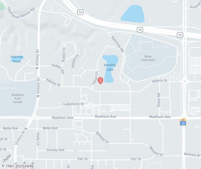 Location Map: 45 Teton Lane Mankato, MN 56001
